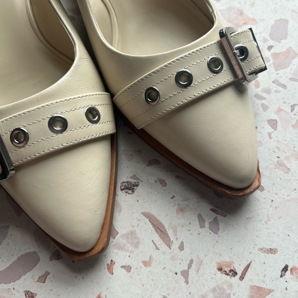 Quince Cream Buckle Loafers size 9 - Picture 10 of 10